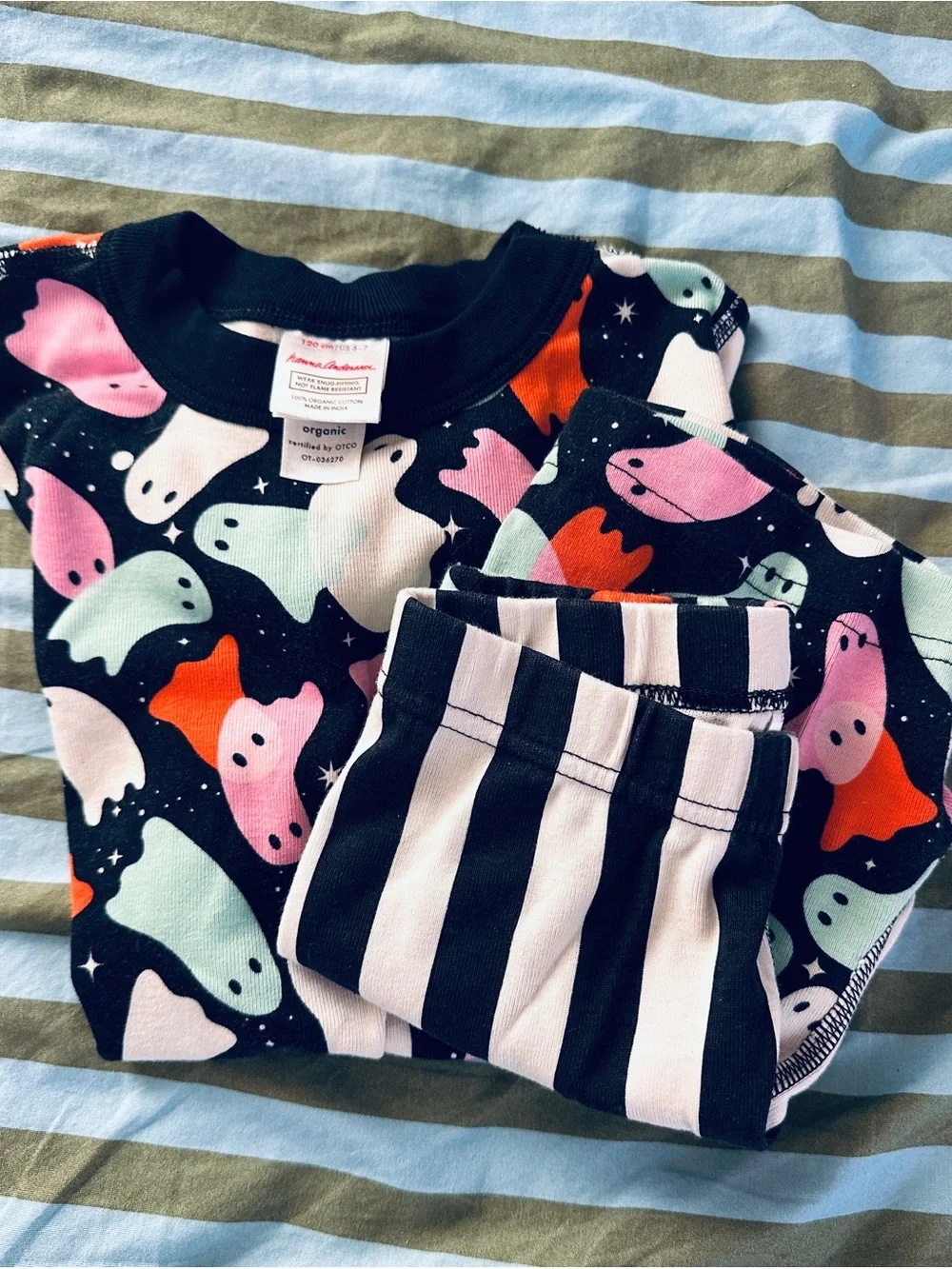 Hanna Anderson Ghost Print Pajama Set
